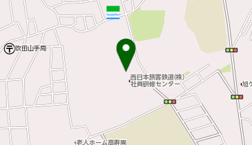 JR西日本社員研修センターの地図画像