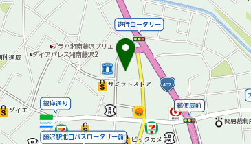 藤沢商工会館ミナパークの地図画像