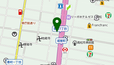 穴吹ハウジング中央通りBLD.の地図画像