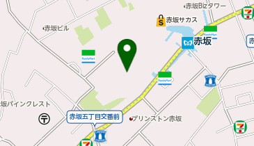 TBS放送センターの地図画像