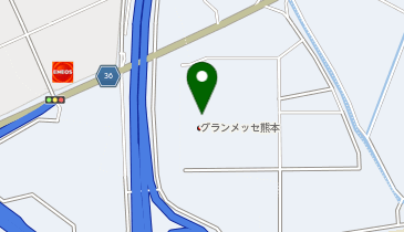 グランメッセ熊本の地図画像