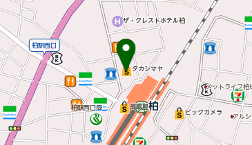 高島屋柏店の地図画像