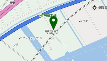 内外日東子安センターの地図画像