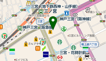 阪急百貨店 神戸阪急の地図画像