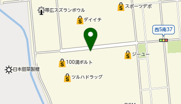 (株)ニトリ帯広稲田店の地図画像