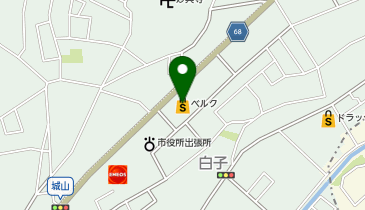 ローソン銀行ATM  ベルク 和光白子店共同出張所の地図画像