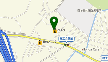 ローソン銀行ATM ベルク 鶴ケ丘店共同出張所の地図画像