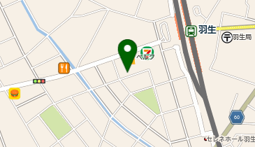 ローソン銀行ATM ベルク 羽生西店共同出張所の地図画像