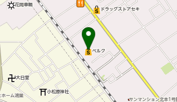 ローソン銀行ATM ベルク 北本東間店共同出張所の地図画像