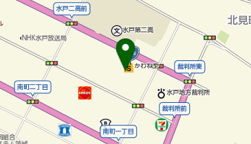 ローソン銀行ATM  かわねや 水戸大町店共同出張所の地図画像