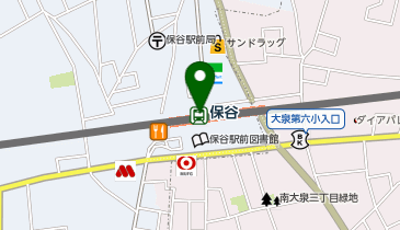 ローソン銀行ATM 西友 保谷店共同出張所の地図画像