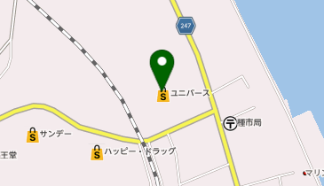 ローソン銀行ATM ユニバース 種市店共同出張所の地図画像