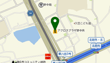 ローソン銀行ATM 松源 アクロスプラザ堺中央店共同出張所の地図画像