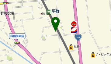 ローソン銀行ATM 松源 平群店共同出張所の地図画像