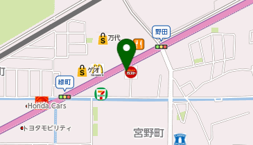 [EV]Honda Charge Honda Cars 大阪 高槻東店の地図画像
