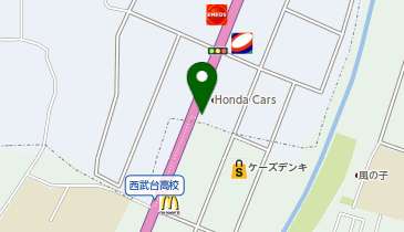 [EV]Honda Charge Honda Cars 埼玉 三芳463店の地図画像