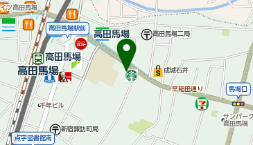 【予約制】Bounce 高田馬場ストレージスポットの地図画像