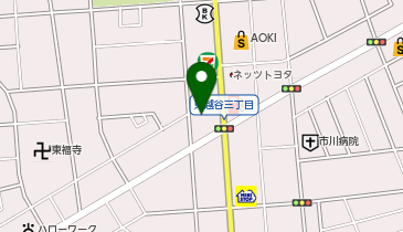 【予約制】Bounce ロッカー ビッグ・エー 東越谷店 収納スポットの地図画像