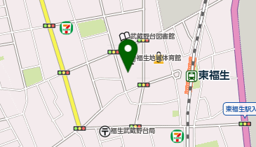 【予約制】Bounce ロッカー ウエルシア東福生店 収納スポットの地図画像