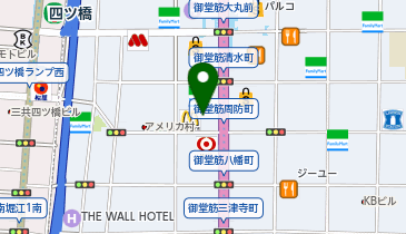 【予約制】Bounce 西心斎橋ストレージスポット内の地図画像