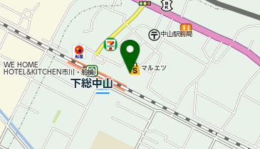 【予約制】Bounce ロッカー マルエツ下総中山保管所の地図画像