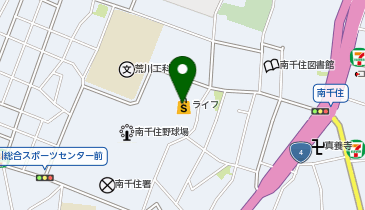 【予約制】Bounce ロッカーライフ南千住 収納スポットの地図画像