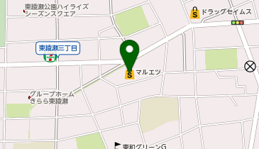 【予約制】Bounce ロッカー マルエツ東和保管所の地図画像