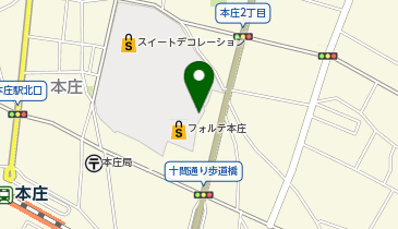 【予約制】Bounce ロッカーベルグフォルテ本庄店 保管場所の地図画像