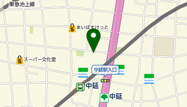 【予約制】Bounce 都営地下鉄浅草線中延駅ロッカー保管場所の地図画像