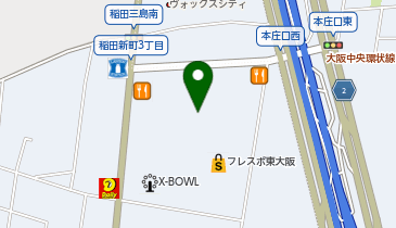 【予約制】Bounce ロッカー フレスポ東大阪 収納スポットの地図画像