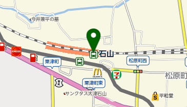 【予約制】Bounce ロッカー JR西日本 石山駅 収納スポットの地図画像