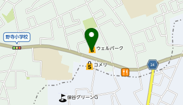 【予約制】Bounce ロッカー ウェルパーク新座野寺店 保管場所の地図画像