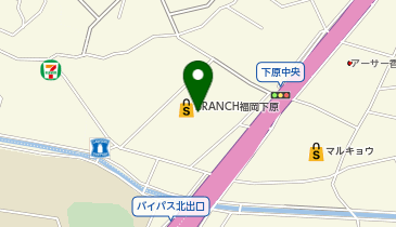 【予約制】Bounce ロッカーBRANCH福岡下原保管場所の地図画像