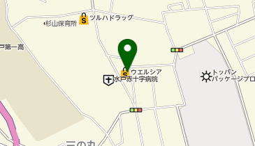 【予約制】Bounce ロッカー ウエルシア水戸城東店 収納スポットの地図画像