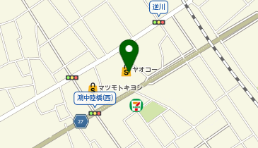 【予約制】Bounce ロッカー ヤオコー鴻巣逆川店 お預かりスポットの地図画像