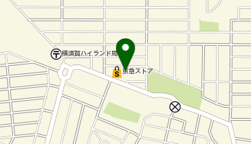 【予約制】Bounce ロッカー京急ストアハイランド収納スポットの地図画像