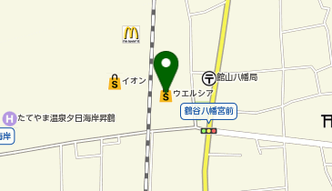 【予約制】Bounce ロッカー ウエルシア館山八幡店 保管場所の地図画像