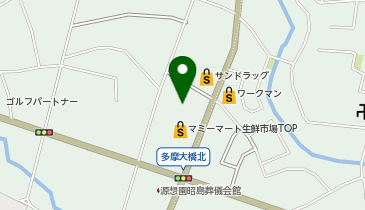 【予約制】Bounce ロッカーマミーマート昭島中神店保管場所の地図画像