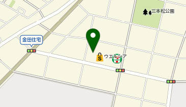 【予約制】Bounce ロッカー ウエルシア豊橋東盛岡店 収納スポットの地図画像