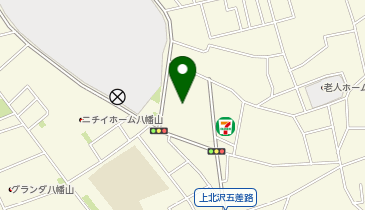 【予約制】Bounce ロッカー セブンイレブン 世田谷上北沢一丁目店 お預かりスポットの地図画像