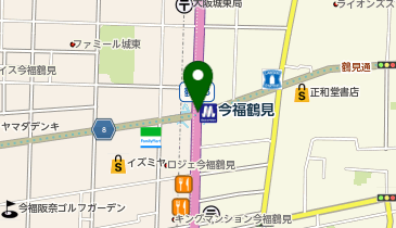 【予約制】Bounce 大阪メトロ今福鶴見駅ロッカー預かりスポットの地図画像