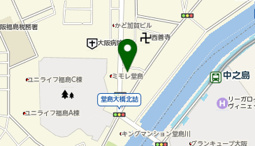 【予約制】Bounce ロッカーライフ堂島大橋収納スポットの地図画像