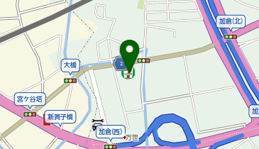 【予約制】Bounce ロッカー セブン-イレブン 埼玉鹿倉店 お預かりスポットの地図画像