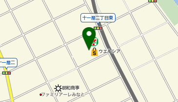 【予約制】Bounce ロッカー ウエルシア名古屋十一屋店保管場所の地図画像