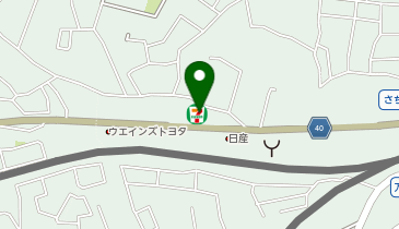 【予約制】Bounce ロッカー セブンイレブン横浜さちが丘西店預かり場所の地図画像