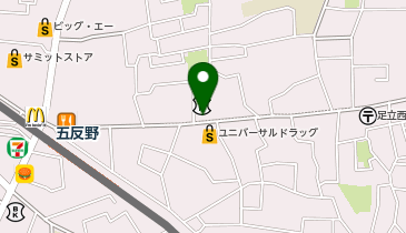 【予約制】Bounce ロッカービッグA 足立弘道店 収納スポットの地図画像