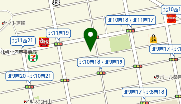 【予約制】Bounce ロッカー ヤマト運輸 札幌円山南センター 保管場所の地図画像