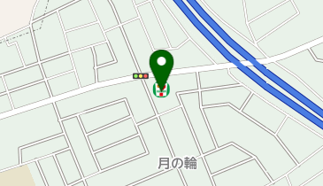 【予約制】Bounce セブンイレブンつきのわ駅北店のロッカー保管場所の地図画像