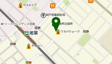 【予約制】Bounce ロッカー ヤオコー わかばウォーク店 収納スポットの地図画像