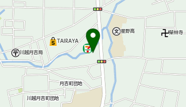 【予約制】Bounce ロッカー セブンイレブン 川越月吉町店保管場所の地図画像